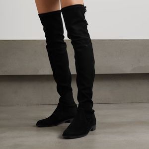 Stuart Weitzman Lowland Black Suede 9.5